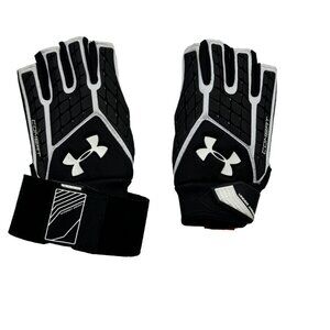 Under Armour Adult Combat 5 Half Finger Lineman Gloves Men's Size Medium
